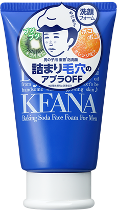 Gel de curățare facială cu bicarbonat de sodiu Keana Nadeshiko pentru bărbați